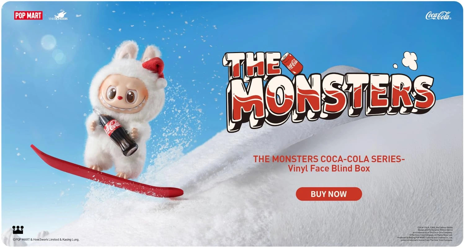 Coca Cola Labubu Web Banner