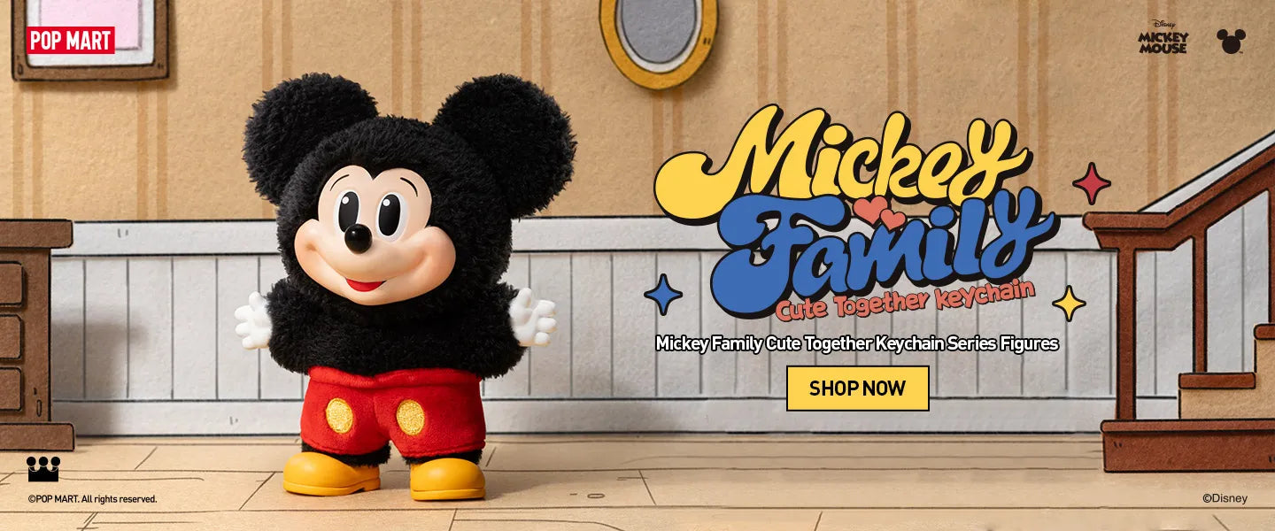 Mickey Family plush toy pop mart