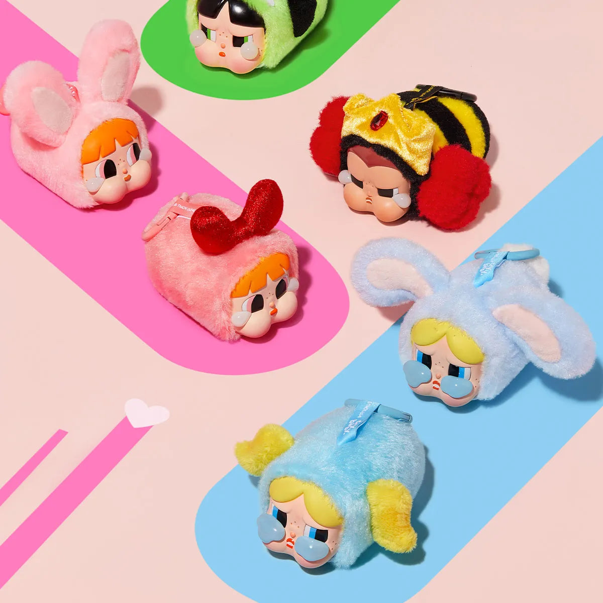 Crybaby Powerpuff girls Pop Mart México, grupal