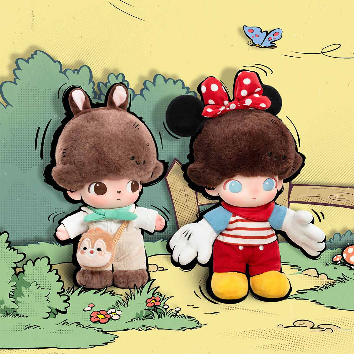 DIMOO WORLD × DISNEY Peluche Colgante