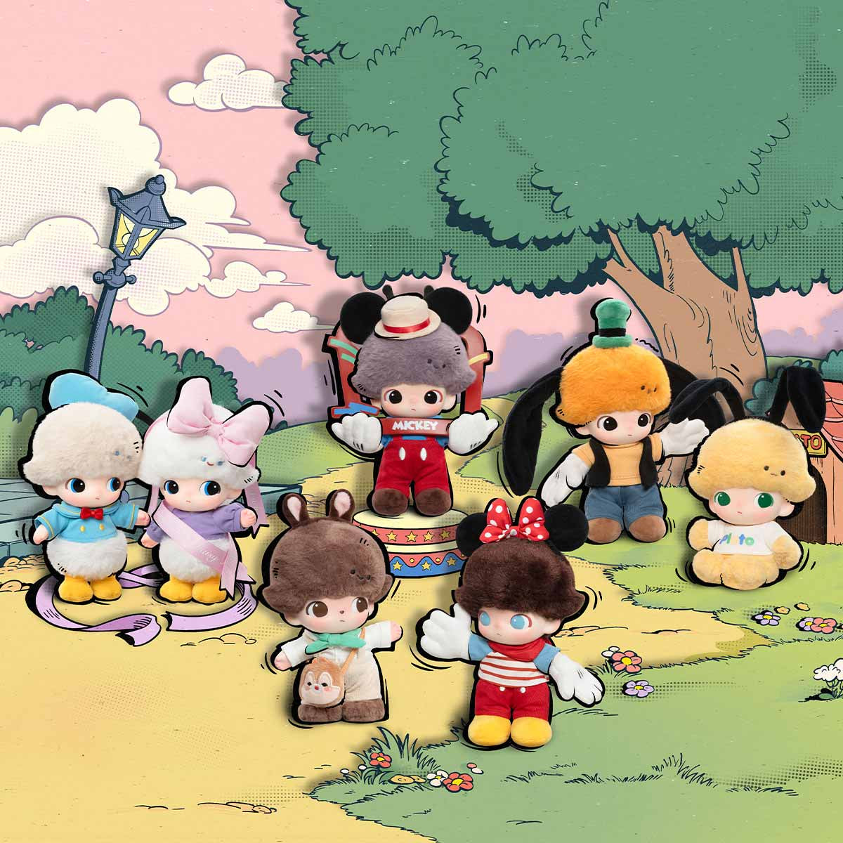 DIMOO WORLD × DISNEY Peluche Colgante