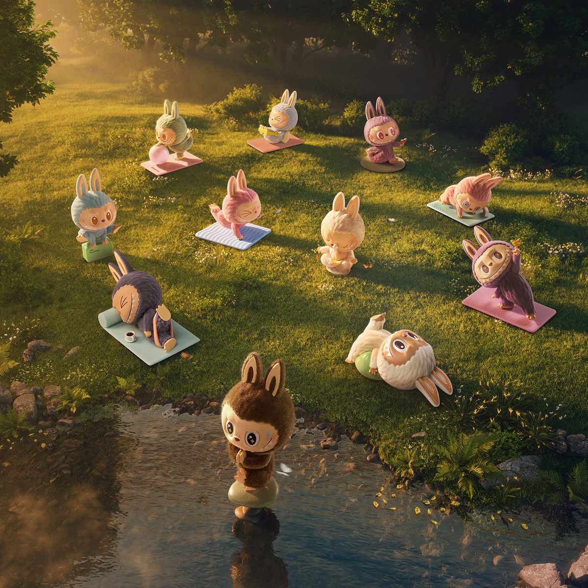 Lazy Yoga - LABUBU